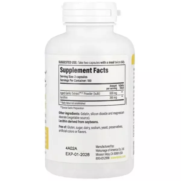 Kyolic Aged Garlic Extract with Lecithin, Cholesterol Health Formula 104 ����������� ������� 