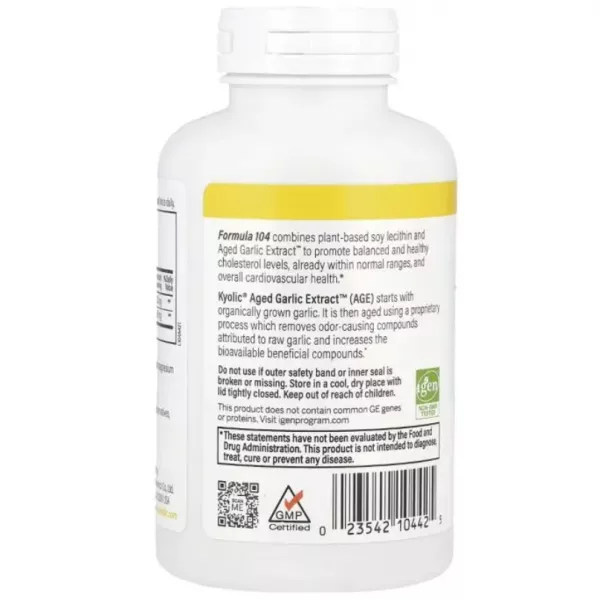 Kyolic Aged Garlic Extract with Lecithin, Cholesterol Health Formula 104 ����������� ������� 