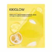 KIKIGLOW Yuza 70 NMN NAD PDRN Vita-C Brightening Hydrogel Mask ����������� ������������ ����� � ����, NMN 70, NAD, PDRN � ��������� C