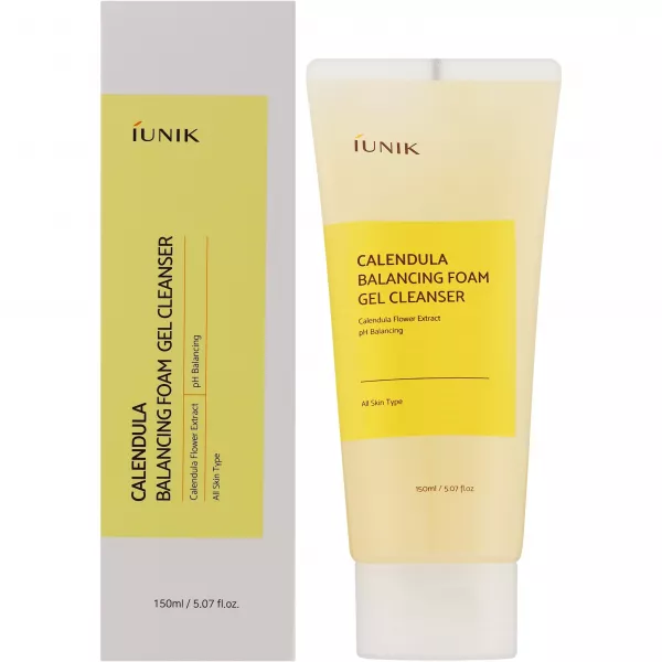 IUNIK Calendula Balancing Foam Gel Cleanser ��������� ��������� ���� ��� �������� � ����������