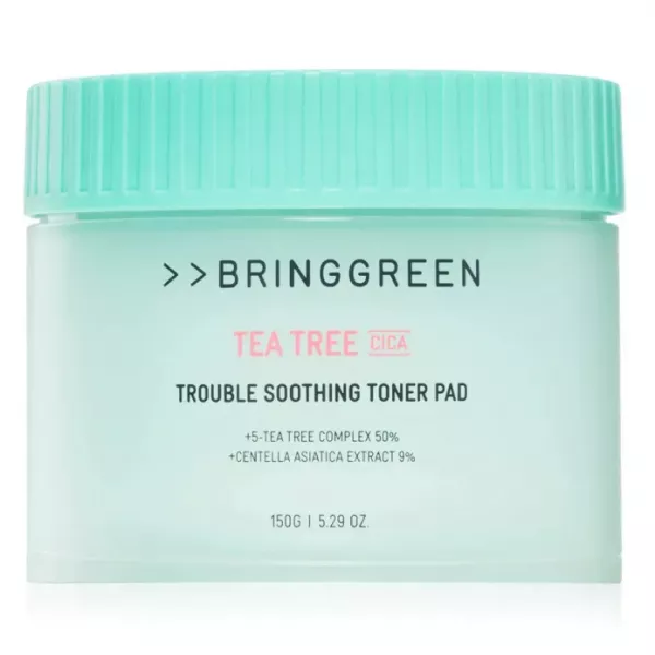 BRING GREEN Tea Tree Cica Trouble Soothing Toner Pad ������������� �����-���� � ������ ������� � CICA