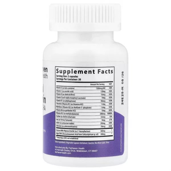 Fairhaven Health Postnatal Multivitamin Essentials with DHA ������������ ���������������� �������� � ���