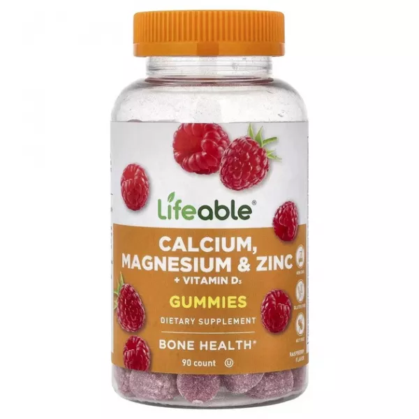 Lifeable Calcium, Magnesium & Zinc + Vitamin D3 Adult ����������� �������� � ��������, ������� � ������ + ������� D3