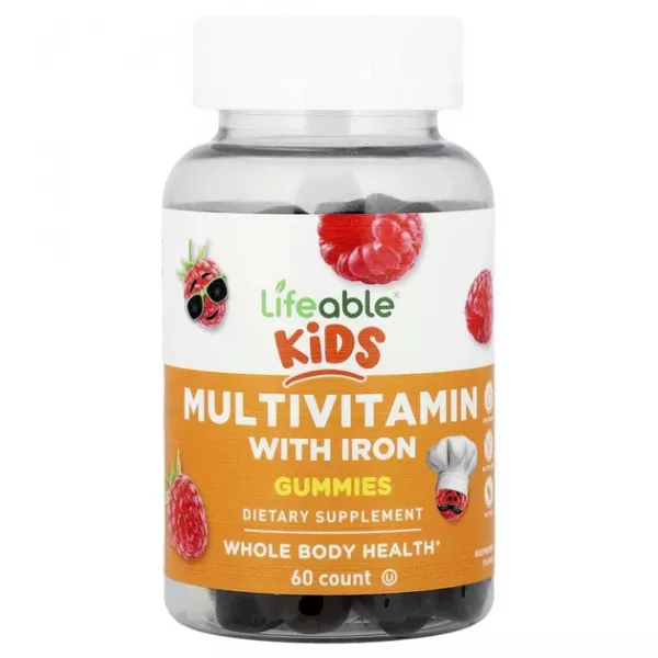 Lifeable Kids Multivitamin With Iron Gummies ���������������� �������� � ������� ��� ����� �� 4 ���, �� ������ ������