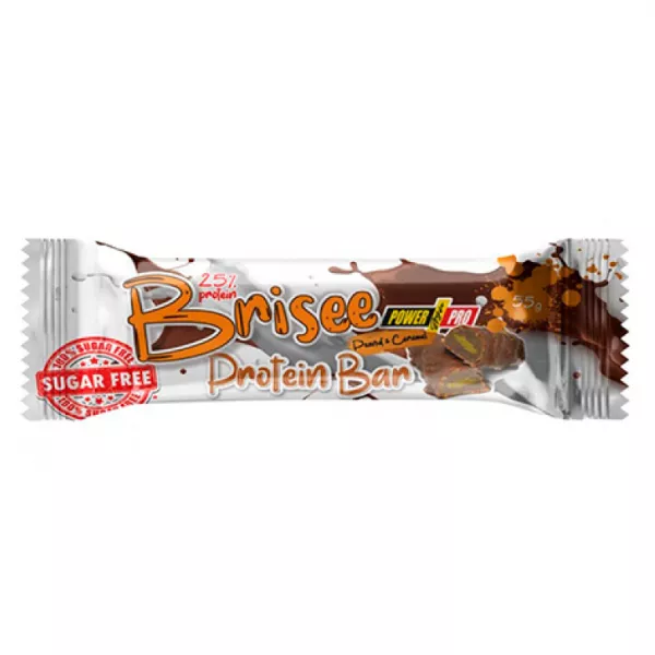 Power Pro Brisee 25% Protein Bar Sugar Peanut Caramel ���������� �������� 
