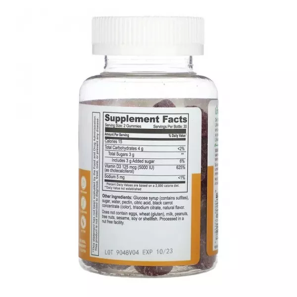 Lifeable Vitamin D3 5000 IU Adult Gummies ����������� ������� 