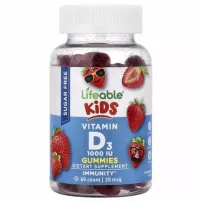 Lifeable Kids Vitamin D3 1000 IU Gummies ����������� ������� ��� ����� "������� D3", 1000 ��