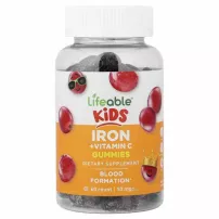 Lifeable Kids Iron + Vitamin C Gummies ����������� ������� ��� ����� "������ + ������� C", �� ������ ���������