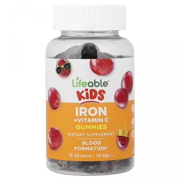 Lifeable Kids Iron + Vitamin C Gummies ����������� ������� ��� ����� 