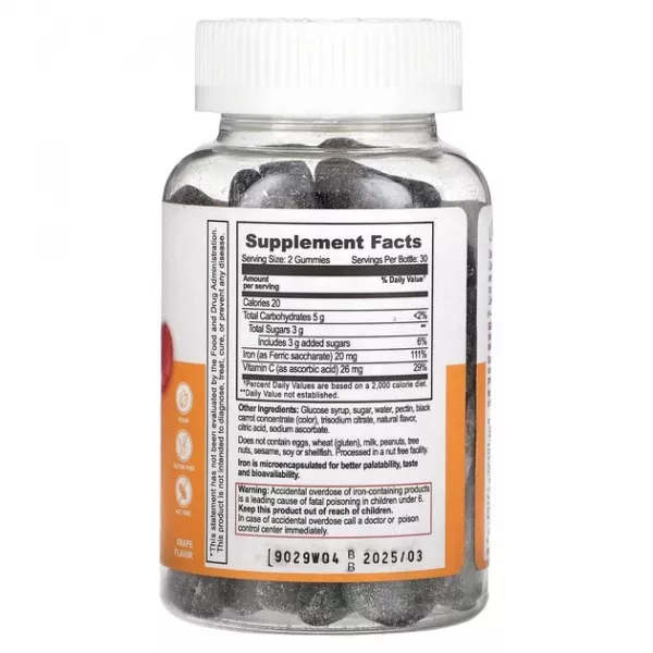 Lifeable Iron + Vitamin C Adult Gummies ����������� ������� 