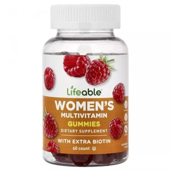 Lifeable Women's Multivitamin Gummies With Extra Biotin ���������������� �������� � �������������� �������� ��� ������, �� ������ ������