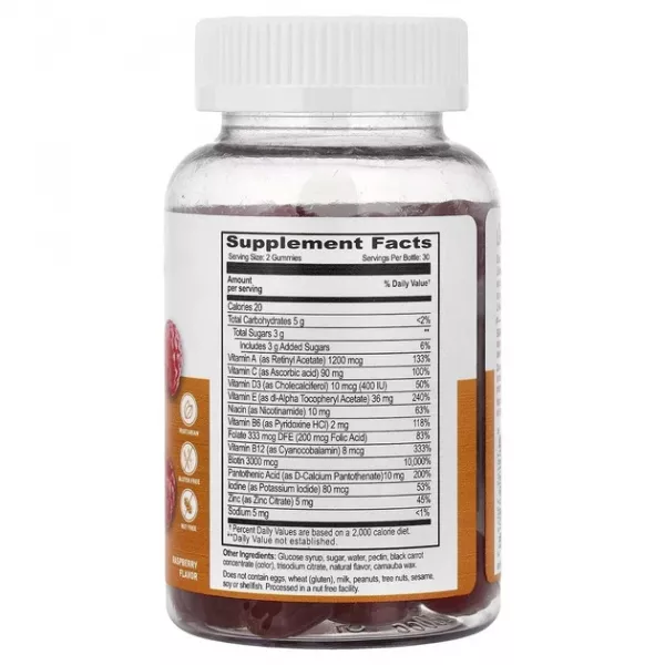 Lifeable Women's Multivitamin Gummies With Extra Biotin ���������������� �������� � �������������� �������� ��� ������, �� ������ ������