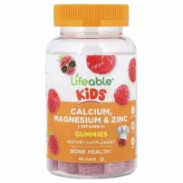 Lifeable Kids Calcium Magnesium & Zinc + Vitamin D3 Gummies �������� � ��������, �������, ������ � ��������� D3 ��� �����