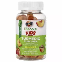 Lifeable Kids Turmeric Curcumin with Ginger & Black Pepper Extract Gummies ����������� ������� ��� ����� "������� � ����������� ������ � ������� �����"