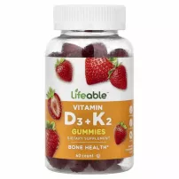 Lifeable Vitamin D3 + K2 Adult Gummies ĳ������ ������� "³���� D3 + ³���� K2"
