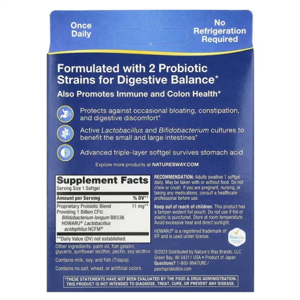 Nature's Way Acidophilus Probiotic �������� ���������, 1 ���� ���