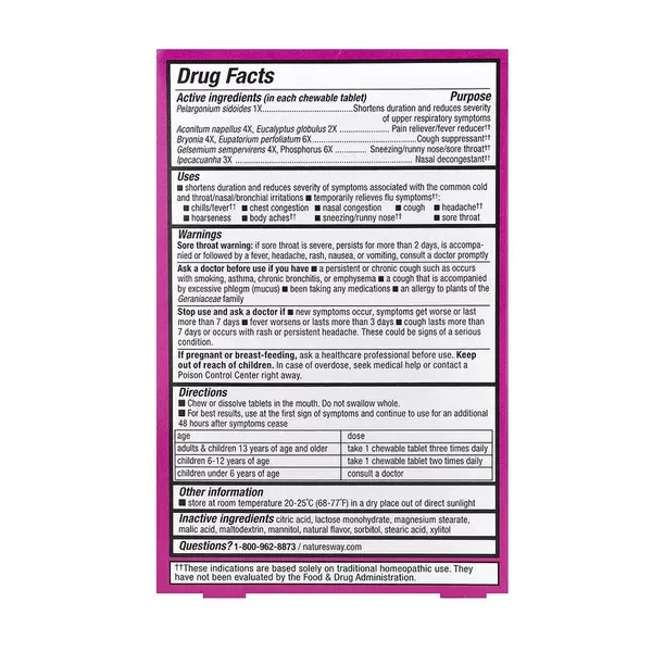 Nature�s Way Umcka Cold + Flu Relief Orange Flavor ���� �� ������� �� �����, � ������ ���������