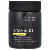 Sports Research Vitamin D3 Double Strenght 4000IU ����������� ������� "������� D3, ������� ����", 4000 ��