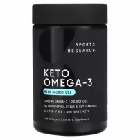 Sports Research Keto Omega-3 with Salmon Oil ����������� ������� "���� �����-3 � ������ ������"