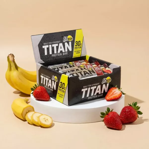 FitWin Titan Protein Bar Strawberry Banana ����������� �������� 