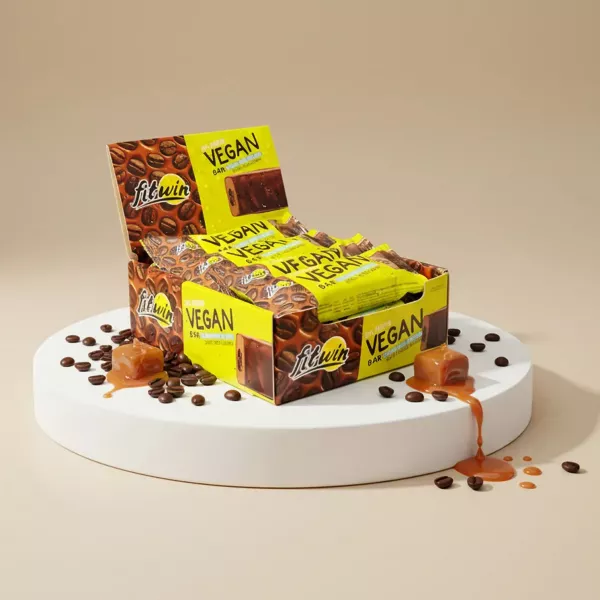 FitWin Vegan Bar Coffee & Salted Caramel ����������� �������� Vegan 