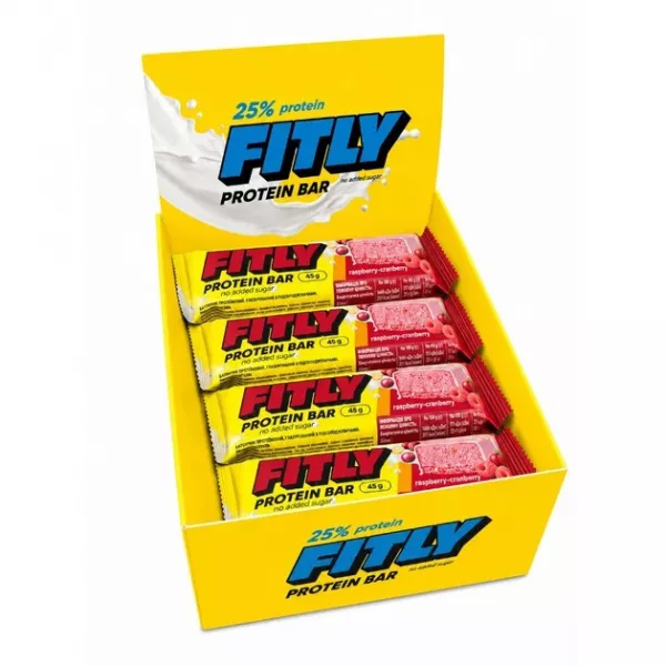 Fitly Protein Bar Raspberry Cranberry ����������� �������� 