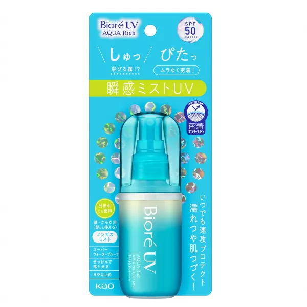 Kao Biore UV Aqua Rich Aqua Protect Mist SPF50 PA++++ �������������� ����-����� ��� ���� � ���� SPF50