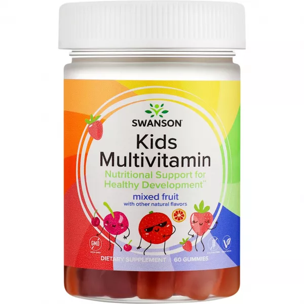 Swanson Kids Multivitamin Mixed Fruit ����������� �������������� ��� �����, �� ������ �������