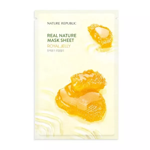 Nature Republic Real Nature Mask Sheet Royal Jelly �������� ����� ��� ���� � ���������� ��������� ��������� �������