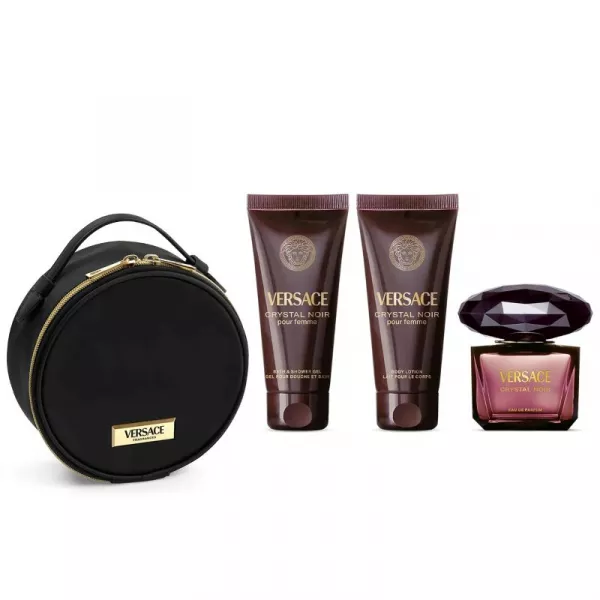 Versace Crystal Noir ���� (����������� ���� 90 �� + ������� ��� ��� 100 �� + ���� ��� ���� 100 �� + ����������)