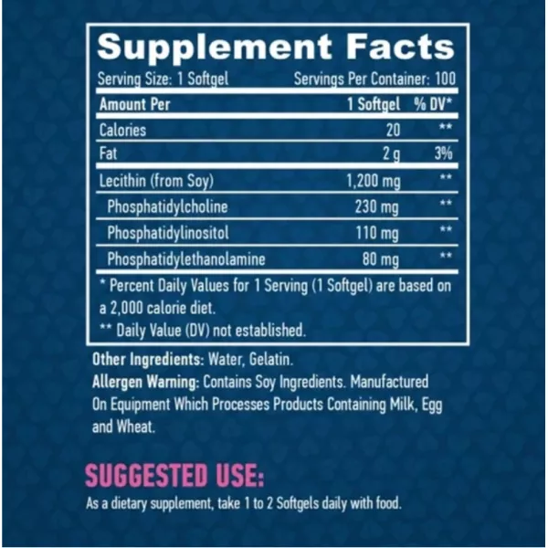Haya Labs  Lecithin 1200 mg ������� ������� 