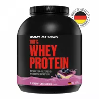 Body Attack 100% Whey Protein Blueberry Cheesecake ������������ ������� �� ������ ���������� ��������