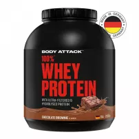 Body Attack 100% Whey Protein Chocolate Brownie ������������ ������� �� ������ ����������� ������