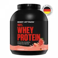 Body Attack 100% Whey Protein Strawberry ������������ ������� �� ������ ��������