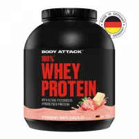 Body Attack 100% Whey Protein Strawberry White Chocolate ������������ ������� �� ������ �������� � ������ ��������