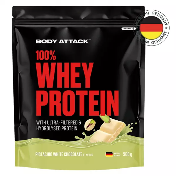 Body Attack 100% Whey Protein Pistachio White Chocolate ������������ ������� �� ������ �������� � ������ ��������