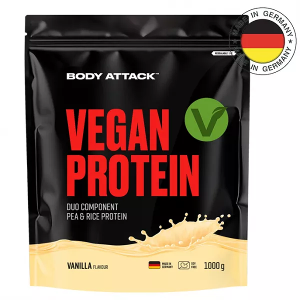 Body Attack Vegan Protein Vanilla ���������������� ��������� ������� 