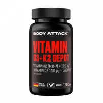 Body Attack Vitamin D3 + K2 Depot ����������� ������� "������� D3 + K2"