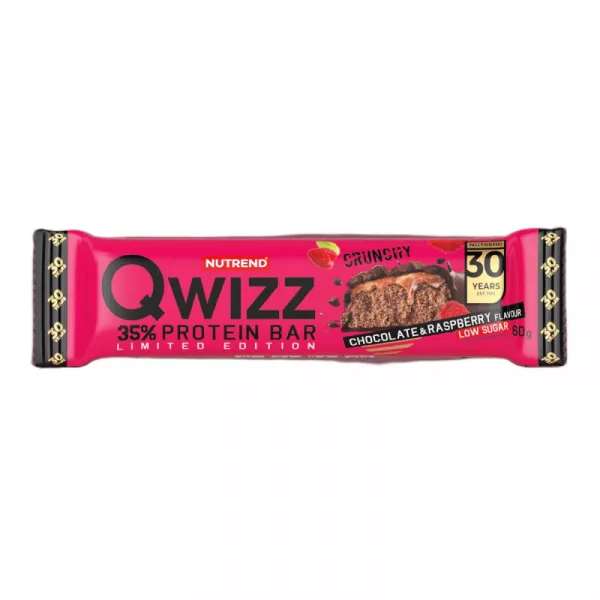 Nutrend Qwizz 35% Protein Bar Chocolate & Raspberry ����������� �������� Qwizz 