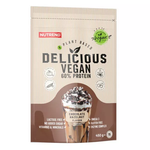 Nutrend Delicious Vegan Protein Chocolate Hazelnut ������������ ����������� �������� 