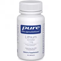 Pure Encapsulations Lithium (Orotate) 1 mg ����������� ������� "����� (������)", 1 ��