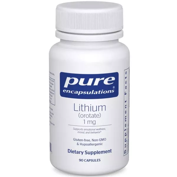 Pure Encapsulations Lithium (Orotate) 1 mg ����������� ������� 