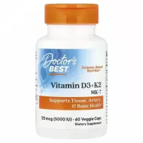 Doctor's Best Vitamin D3 + K2 MK-7 ĳ������ ������� "³���� D3 �� K2", ������������ �������