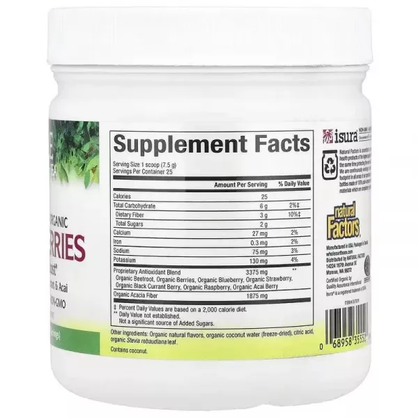 Natural Factors Whole Earth & Sea Beets & Berries �������� �������������