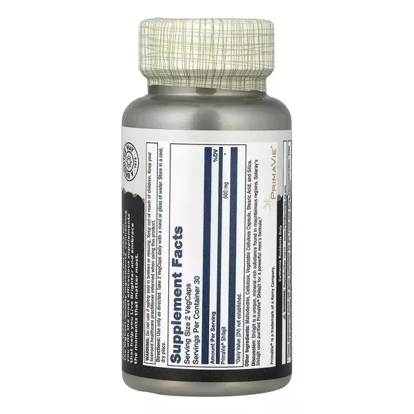Solaray Shilajit 500 mg ����������� ������� 