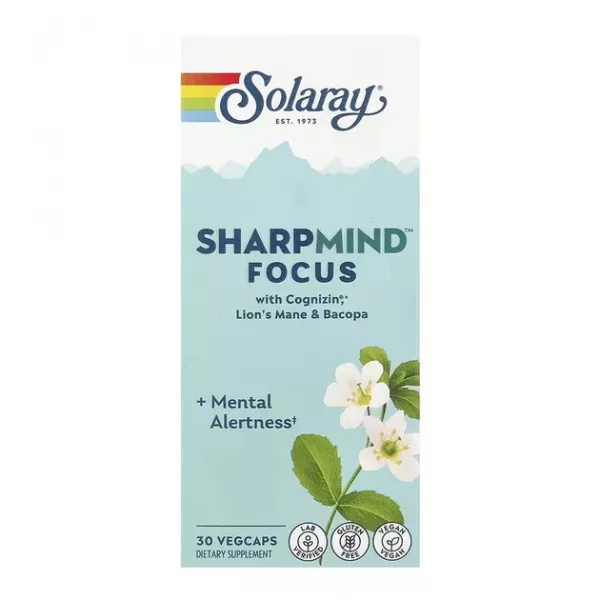 Solaray SharpMind Focus ����������� ������� ��� ����������� ������������, ���������� ���������� � ������������������