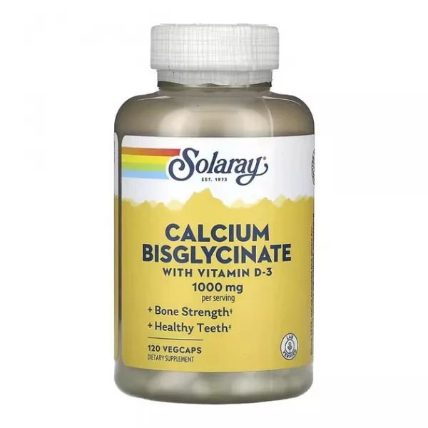Solaray Calcium Bisglycinate with Vitamin D-3 1000 mg ����������� ������� 