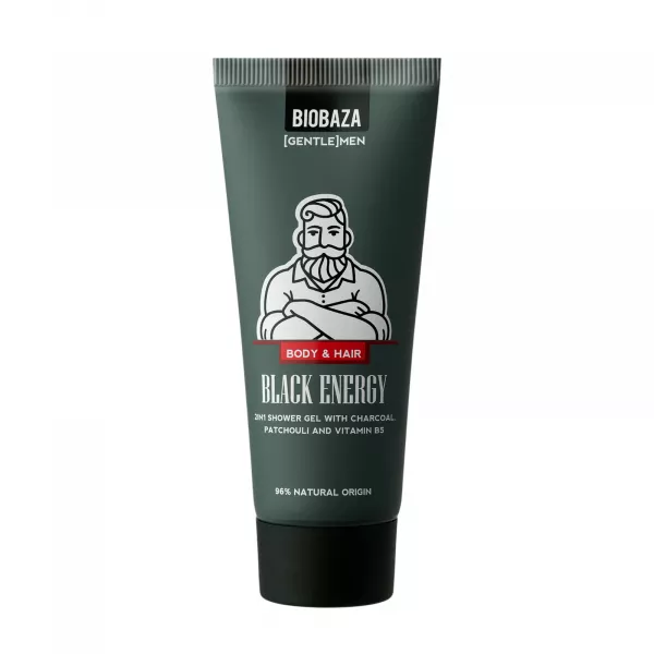 Biobaza Men Black Energy 2in1 Shower Gel ���� ��� ���� � ����� ����� 2�1