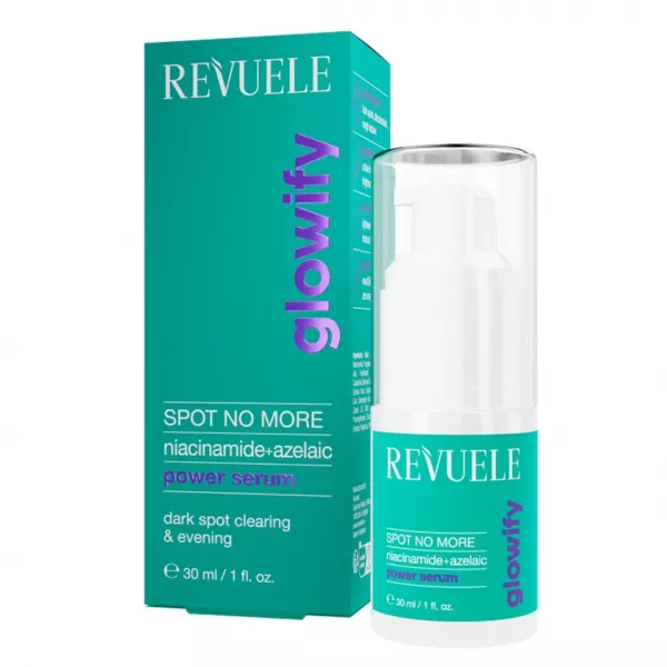 Revuele Glowify Spot No More Niacinamide + Azelaic Power Serum ��������� ��� ���� ������ �����������, � ������������ � ���������