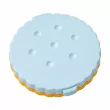 Memosan Cookie Shaped Pill Box Blue